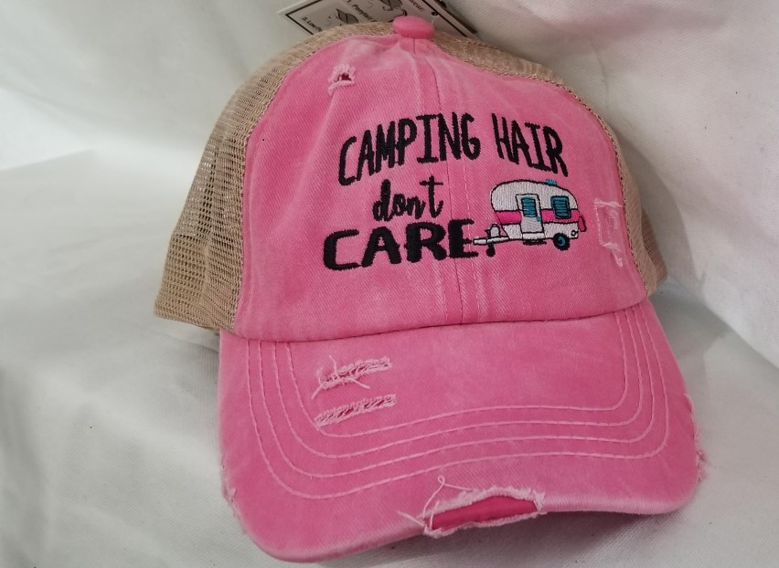 Camping Hair Don't Care Hat