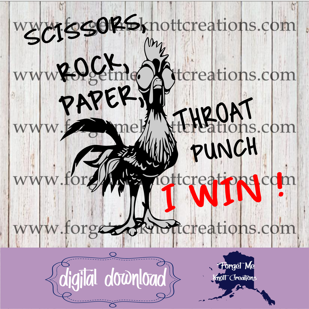Scissors Rock Paper SVG File